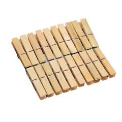 Multipurpose Wooden Heavy Clips ? Clothespins, Craft Clips for Arts & Crafts (20 Pieces)