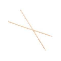 Camping Wooden Color Bamboo BBQ Skewers ? 20cm Barbecue Shish Kabob Sticks for Fruit, Meat, Party & More (Pack of Skewers)