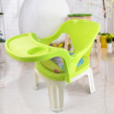 Baby Chair, with Tray Strong and Durable Plastic Chair for Kids/Plastic School Study Chair/Feeding Chair for Kids, Portable High Chair for Kids