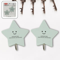 Multipurpose Strong Self-Adhesive Hooks ? Heavy Plastic Wall Hooks for Home, Kitchen & Office Use