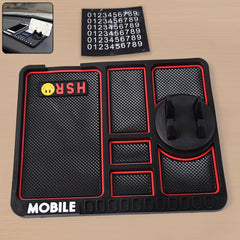 Car Dashboard Mat & Mobile Phone Holder Mount