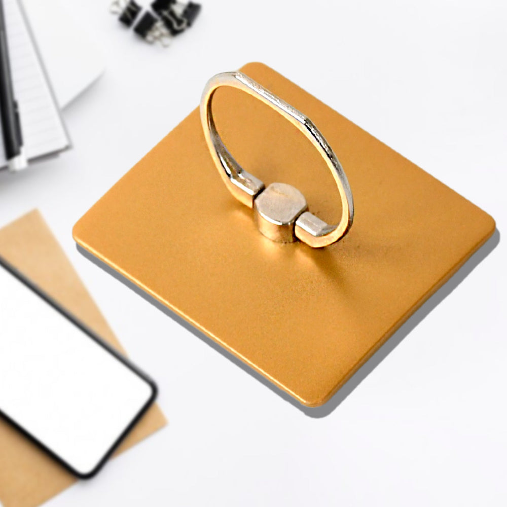 360? rotating phone ring stand with grip