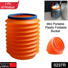 Foldable Storage Bucket ? Water Container & Dustbin for Home, Car, Kitchen