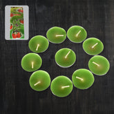 8-9 Hour Unscented Smokeless Candles ? For Diwali, Christmas, Weddings, Parties & Mood Dinners (10 Pc)