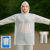 Full-Body Rain Suit – Jacket & Pants Set Fashion Portable Adult Rain Coat (1pc)
