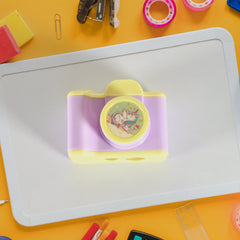 Camera Shape Pencil Sharpener ? Stylish & Lightweight Manual Sharpener for Kids & Office Use (1 Pc)