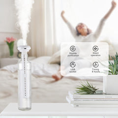 Mini Portable USB Humidifier ? Quiet Cool Mist for Car, Home, Office, Travel (1 Pc)
