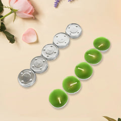 8-9 Hour Unscented Smokeless Candles ? For Diwali, Christmas, Weddings, Parties & Mood Dinners (10 Pc)