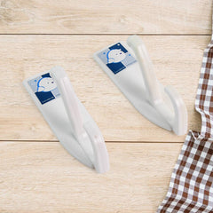 Multipurpose Wall Hooks: Strong & Self-Adhesive for Bathroom, Kitchen, Office ( Mix Design )