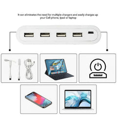 4in1 hub is USB For Pen drive, Mouse, Keyboards, Camera, Mobile, Tablet, PC, Laptop, TV, Study table, CHARGING Extension HUB Portable (1 pc)