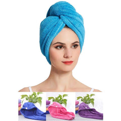 Microfiber Hair Wrap Towel Cap ? Quick-Dry, Absorbent Turban Cap (1 Pc), Hair accessories