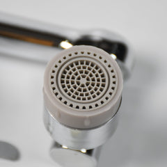 Splash Faucet Filter ? 180° Rotating Sprayer, Double O-Ring, Movable Water-Saving Sink Aerator Extender (Loose)