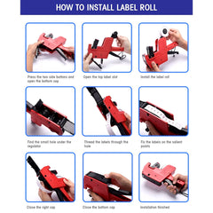 Handheld 8-Digit Plastic Price Tag Gun ? Ideal for Retail & Market Price Tagging
