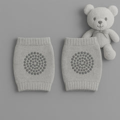 Cozy Light Grey Wool Leg Warmers for Kids