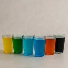 Apex Pyramid Ringo Plastic Glass ? 300ml Approx | Durable, Crystal-Clear Tumbler