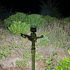 LED Battery Operated Keychain Flashlight with Folding Bracket Bottle Opener (1 Pc)