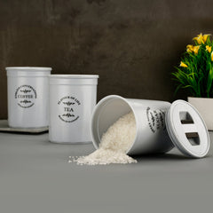 Airtight Containers ? For Tea, Coffee, Sugar & More (3 Pcs Set)