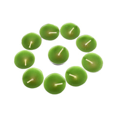 8-9 Hour Unscented Smokeless Candles ? For Diwali, Christmas, Weddings, Parties & Mood Dinners (10 Pc)