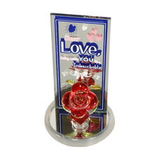 Lovely Rose Showpiece ? Romantic Gift Set for All Occasions (1 Pc)