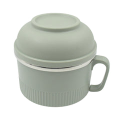 Vacuum Food Flask, Insulation Large Capacity Double Layer Structure Non Slip Labor Saving and Safe Stainless Steel Inner Tank Lunch Box/ Noodle Bowl for Camping Picnic for School Office Outdoor (1 Pc)
