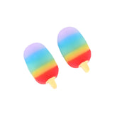 Jelly Popsicle Erasers ? Cute & Fancy Mini Erasers for Kids (2 Pc Set, Mix Design)