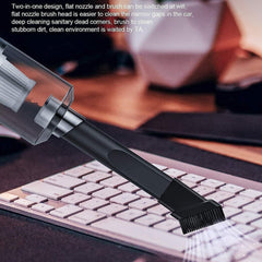 2 in 1 Wireless Vacuum Cleaner ? 120W Handheld USB Rechargeable for Home & Car (1 Pc)