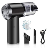 2 in 1 Wireless Vacuum Cleaner ? 120W Handheld USB Rechargeable for Home & Car (1 Pc)