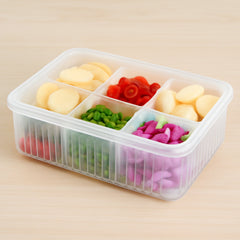 Fridge Storage Box ? Freezer & Kitchen Organizer for Vegetables & Food (1 Pc)