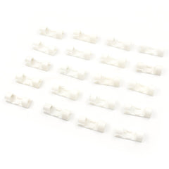 Plastic Cable Clips ? Strong Adhesive Wire Organizer for Home, Office & Car (20 Pcs)