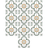Peel and Stick Floor Tiles Kitchen / Bathroom Backsplash Sticker Detachable Waterproof DIY Tile Stickers for Wall Decoration Tiles Home Decoration (8x8 Inch / 10 Pcs Set)