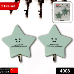 Multipurpose Strong Self-Adhesive Hooks ? Heavy Plastic Wall Hooks for Home, Kitchen & Office Use