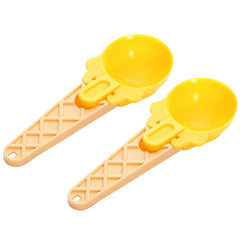 2-Piece Plastic Ice Cream & Watermelon Scooper with Trigger Dipper