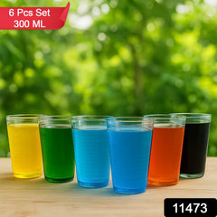 Apex Pyramid Ringo Plastic Glass ? 300ml Approx | Durable, Crystal-Clear Tumbler