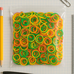 Multicolor Rubber Bands (Elastic & Reusable, Office & Home), Hair accessories