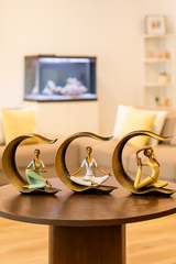 Yoga Lady Sculpture Decor