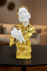 Singer Musician Decor Statue