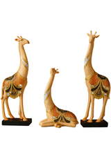 Decorative Giraffe Showpiece Set