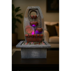 Indoor Tabletop Water Fountain Decor Showpiece