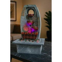 Indoor Tabletop Water Fountain Decor Showpiece