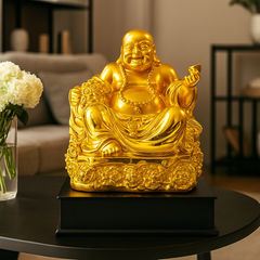Laughing Buddha Decor Statue