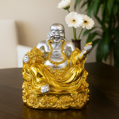 Laughing Buddha Decor Statue