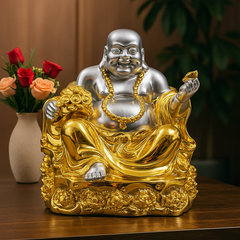 Laughing Buddha Decor Statue