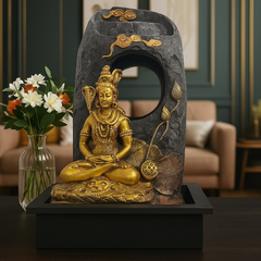 Lord Shiva Water Fountain Decor Showpiece
