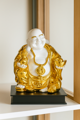 Golden Potli Buddha Decor Showpiece