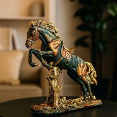 Luxury Rearing Horse decor showpiece
