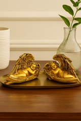 sleeping angel decor showpiece