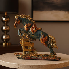 Luxury Rearing Horse decor showpiece