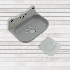 Soap Dish with Drain Soap Holder, Soap Saver Easy Cleaning, Soap Tray for Shower Bathroom Kitchen ,Sabudani (1 Pc)