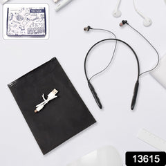 Bluetooth Wireless Neckband Earphones, 40H Playtime, IPX Water-Resistant, High Bass