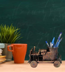 ShoppersStack Home Items in Living Room, Bedroom Engine Pen Stand Rajasthani Home Handicrafts - Showpiece Gifts